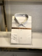LENZON cổ áo serif ammonia miễn phí ủi nam kinh doanh áo sơ mi trắng dài tay bốn mùa áo sơ mi ngắn tay dụng cụ - Áo