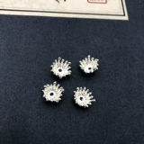 Металлическая китайская шпилька в форме цветка, аксессуар, аксессуары, 11мм