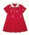 19 cô gái mùa xuân và mùa hè ve áo polo nữ bé thỏ đỏ thêu bông đại học váy gió - Váy