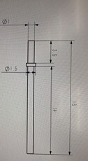 Сетевой адаптер 模块电源镀锡针脚 引脚 引针 1.0mm*18.0mm*1.5mm*3.5mm