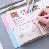 Флуоресцентный маркер для школьников, цифровая ручка, ноутбук, канцтовары, планировщик, широкая цветовая палитра