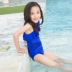 Đồ bơi trẻ em Cô gái phiên bản Hàn Quốc của kiểu váy một mảnh cho bé trai đồ bơi công chúa học sinh Cô gái Hàn Quốc Đồ bơi dễ thương - Bộ đồ bơi của Kid bộ bơi trẻ em Bộ đồ bơi của Kid