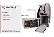 Máy ảnh liner SLR kỹ thuật số phụ kiện lưu trữ túi sáng tạo túi máy ảnh đa chức năng nhiếp ảnh dây kéo túi lót