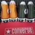 Converse Converse 1970s Giày cao gót màu xanh lá cây quân đội màu xanh da trời Samsung tiêu chuẩn 159622C 159771C giày thể thao Plimsolls