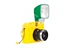 Máy ảnh Lomo DianaF + Buttercup màu vàng chanh tương phản màu Polaroid máy ảnh lỗ nhỏ LOMO
