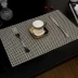 Bắc âu placemat pad pad Nhật Bản bảng mat nước Mỹ cách nhiệt pad hộ gia đình cup mat hình chữ nhật bộ đồ ăn mat Đồ ăn tối