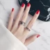 Nhẫn cổ điển Nhật Bản và Hàn Quốc hipster cá tính sinh viên đơn giản sáng tạo hoang dã chuỗi mở rộng phiên bản ngón tay đeo nhẫn đuôi nữ Nhẫn