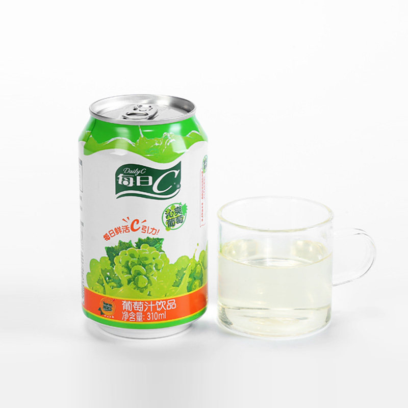 康师傅果味饮料果汁每日c水晶葡萄汁310ml24听整箱江浙沪皖包邮