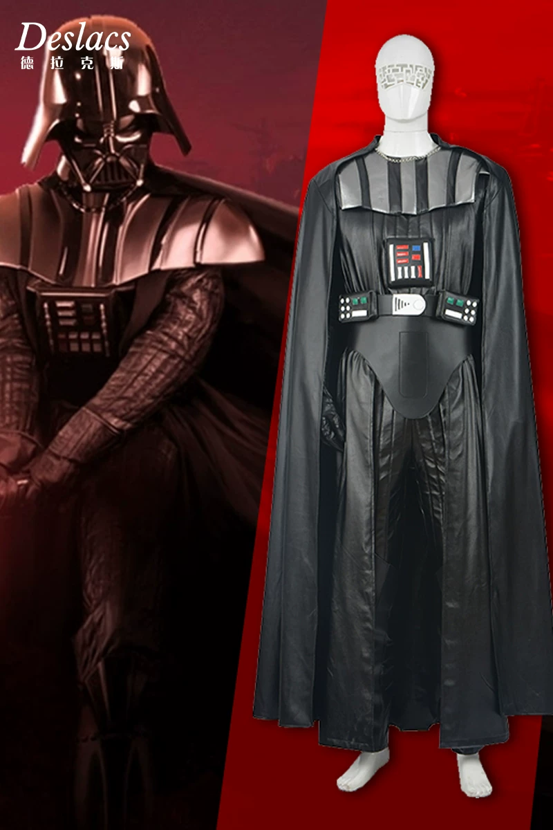Костюм в стиле COSPLAY Draque Star Wars 7 Force Awakening Black Samurai, полный набор, индивидуальная настройка для мужчин