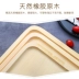 Nhật Bản khay gỗ hình chữ nhật hộ gia đình chén trái cây đĩa gỗ đĩa bánh gỗ - Tấm khay bánh kẹo gỗ Tấm