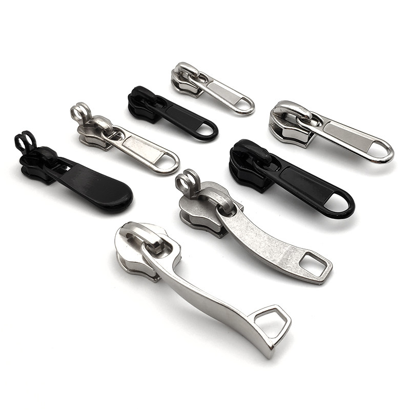 金属拉链拉杆箱包拉链头配件尼龙齿行李箱密码锁孔5号7号8号10号