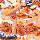 Реалистичная игра с едой, чехол для телефона, заколка для волос ручной работы, аксессуар, хлеб, «сделай сам»