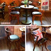 Walnut âm nhạc quán bar bàn ghế nhà hàng khuếch tán quán cà phê ghế gỗ rắn Jiansheng đồ nội thất nhà hàng kỹ thuật tùy chỉnh - FnB Furniture