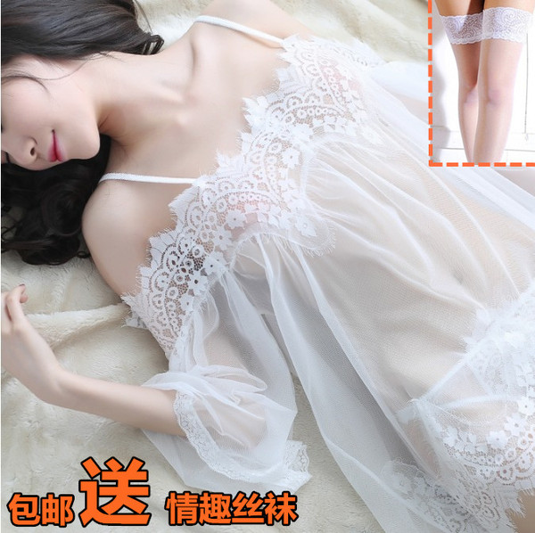 Imported Sleeping Piece Pajamas Sexy Lingerie Pass