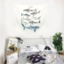 Fan Wei Bắc Âu ins phòng ngủ phòng khách treo tấm thảm tấm thảm tường sofa khăn khăn trải bàn yoga bãi biển khăn Tapestry