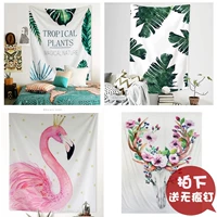 Fan Wei [nhà] Bắc Âu Flamingo ins nền vải tường bao che treo thảm trang trí treo vải trang trí B & B - Tapestry tranh thảm treo tường