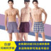 2 mảnh phù hợp và mát mẻ J6414 Một chiếc quần Luo cotton nam boxer rộng mỏng phần mùa hè quần short pyjama quần áo nam Quần tây