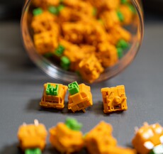 Вал huano环诺/哈菠萝轴/轻压力线性轴/天空3换色定制轴/到手即用