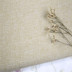 Màu rắn đệm sofa che khăn đặt làm bằng tay thô linen mat bề mặt vải bán buôn diy gối lây lan vải Vải vải tự làm