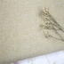 Màu rắn đệm sofa che khăn đặt làm bằng tay thô linen mat bề mặt vải bán buôn diy gối lây lan vải giá vải cotton Vải vải tự làm