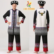 Côn Minh giao hàng Tujia cross-stitch nam Đại vũ trang phục cuộc sống thiểu số phù hợp với cuộc sống 231 - Trang phục dân tộc
