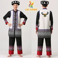 Côn Minh giao hàng Tujia cross-stitch nam Đại vũ trang phục cuộc sống thiểu số phù hợp với cuộc sống 231 - Trang phục dân tộc quần áo nam