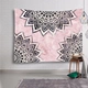 Tấm thảm Bắc Âu ins ấn độ mandala vòng phòng ngủ phòng khách nền vải treo vải nghệ thuật nhiếp ảnh vải trang trí