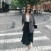 TAKIYA custom 2018 nữ mới mùa hè hương vị khí chất lanh lanh hoang dã giản dị sang trọng phù hợp với áo khoác trong phần dài đồ công sở nữ Business Suit