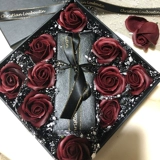 Подарочная коробка, открытка, помада