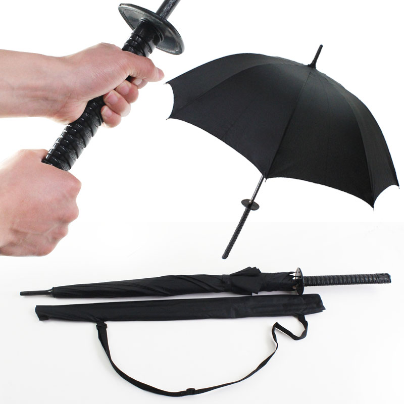 创意个性雨伞男士长柄武士双人大伞