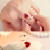 Đơn giản ngón tay trang sức nhẫn chỉ số ngón tay gió lạnh lưới đỏ nhẫn nữ sinh viên Nhật Bản và Hàn Quốc hipster tươi đuôi cá tính nhẫn pnj nữ Nhẫn