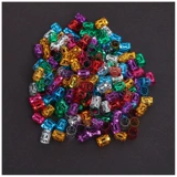 Цвет грязный кольцо кольца металлическая пряжка аксессуаров 3 юань 16 Dredlock Rasta Braid.