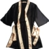 Lụa áo ngủ nữ mùa hè băng lụa phần mỏng Nhật Bản sexy đồ ngủ mảnh duy nhất áo choàng tắm kích thước lớn đen tie áo choàng tắm