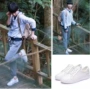 TFBOYS Wang Junkai Wang Yuan Yi Qian Qianxi với cùng một đoạn trắng thấp để giúp giày thể thao sinh viên Hàn Quốc giày thường giày tây nữ