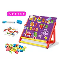 Trẻ em của early education easel vẽ bảng set nguồn cung cấp bức tranh Tiếng Anh kỹ thuật số tủ lạnh stick bracket từ viết bảng đồ dùng học vẽ