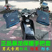 Áp dụng Yamaha nam straddle prince xe máy phổ quát găng tay ấm áp không thấm nước lạnh tay cầm tay cầm thanh - Xe máy Rider thiết bị