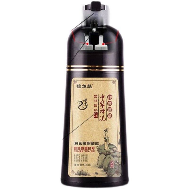 植然魅中华禅洗染发膏一洗黑(热品库)