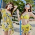2018 phụ nữ mới của bộ bikini chia ba mảnh bộ tấm thép tập trung ngực phẳng bãi biển thời trang cô gái áo tắm áo bơi 2 mảnh Bộ đồ bơi hai mảnh