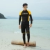 Bộ đồ lặn đôi nam nữ chia tay dài quần sứa quần áo snorkeling lướt bộ đồ bơi chống nắng nhanh khô Hàn Quốc - Vài đồ bơi