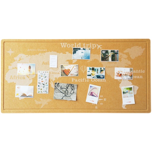 Трехмерная декоративная северная карта головоломка головоломка за головоломка из пробки из флома -стена наклеивание Photo Wall Office Cultural Wall стена