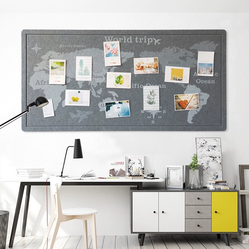 Трехмерная декоративная северная карта головоломка головоломка за головоломка из пробки из флома -стена наклеивание Photo Wall Office Cultural Wall стена