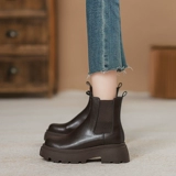 Martens, демисезонные челси, короткие сапоги, ботинки, из натуральной кожи, коллекция 2023