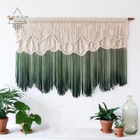 Tay dệt dệt tấm thảm gradient nhuộm tấm thảm Bắc Âu phong cách Bohemian mềm ăn mặc B & B trang trí tường tranh thảm treo tường 2m