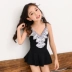 Đồ bơi trẻ em Cô gái Siamese Bud Sling Cô gái dễ thương Đồ bơi Hàn Quốc Trẻ em Đại dương Đồ bơi cho trẻ em - Bộ đồ bơi của Kid