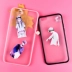 Acrylic phim hoạt hình Nhật Bản và Hàn Quốc Harajuku phong cách vỏ điện thoại di động vá DIY tùy chỉnh vòng chìa khóa điện thoại di động vòng trâm treo đồ trang trí