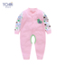 Babyiesies bé 3 tháng mở tập tin quần áo 6 romper tay áo dài 1 tuổi đồ ngủ trẻ em cotton mỏng mùa thu jumpsuit bé gái đáng yêu Áo liền quần