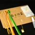 Bộ dụng cụ thêu bookmark cổ điển của Trung Quốc Phong cách tùy chỉnh Trung Quốc Quà tặng tùy chỉnh thêu hai mặt Người mới bắt đầu DIY Ginkgo biloba - Bộ dụng cụ thêu