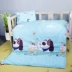 bộ đồ giường giường học mùa xuân và mùa hè xanh ba mảnh lõi chăn vườn ươm phổ quát dành riêng ngủ trưa của trẻ em - Bộ đồ giường trẻ em Bộ đồ giường trẻ em