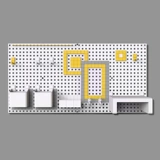 Пещерная панель стена размещена на стойке настольного хранения на стойке без удара