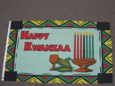 Аксессуар 外贸货源快乐宽扎节的旗帜happy kwanzaa flag亚马逊wish ebay热 OTHER